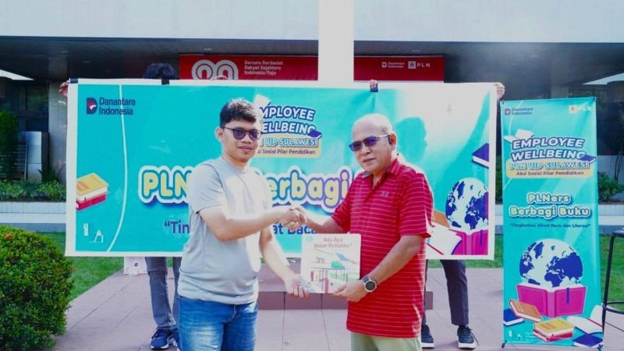 Lebih dari 200 Buku Disumbangkan! PLN UIP Sulawesi Bagikan Buku untuk Tingkatkan Literasi Anak Negeri