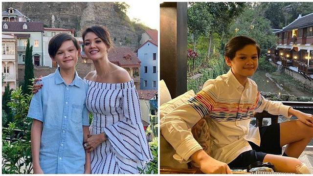 Jarang Tersorot Ini 7 Potret Putra Farah Quinn Yang Miliki Wajah Blasteran Hot Liputan6 Com