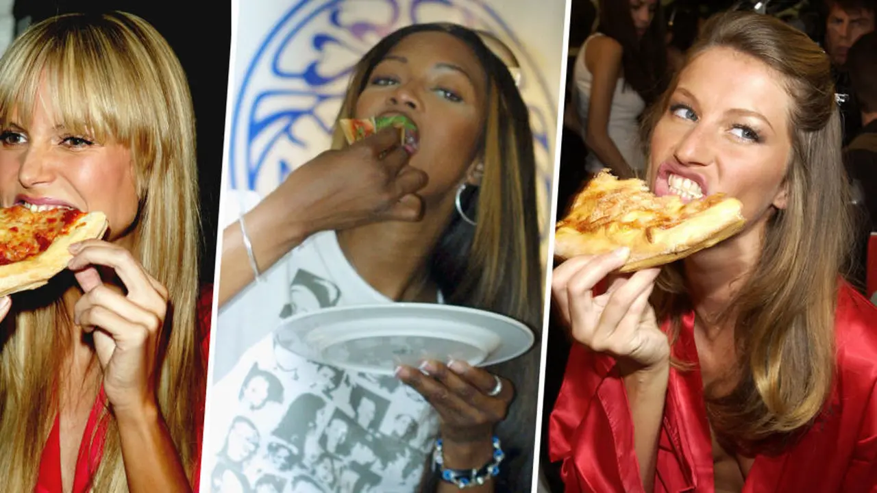 [Bintang] Model Juga Manusia, Ini 10 Buktinya Saat Mereka Makan Pizza