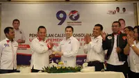 Ketua Umum Partai Perindo Hary Tanoesoedibjo Konsolidasi dan Pembekalan Pemenangan Caleg Perindo Dapil Sumut I, II dan III di Medan. (Istimewa)