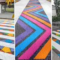 Melewati 10 zebra cross di Madrid ini bikin kamu ingin bolak-balik seharian. (Via: boredpanda.com)