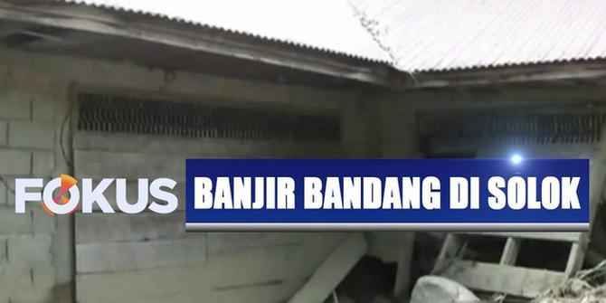 Dampak Banjir Bandang Solok, Satu Kampung Masih Terisolasi