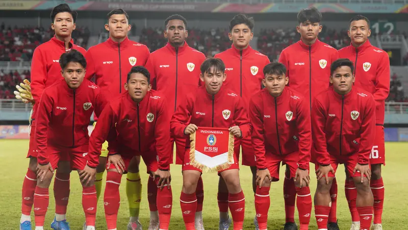 Timnas Indonesia U-19 melawan Timnas Kamboja U-19 di Piala AFF U-19 2024.