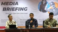 Direktur PNBP Kementerian/Lembaga (K/L) Kementerian Keuangan Wawan Sunarjo dalam media briefing di Gedung Sutikno Slamet Direktorat Jenderal Anggaran, Selasa (18/7/2023). (Tira/Liputan6.com)