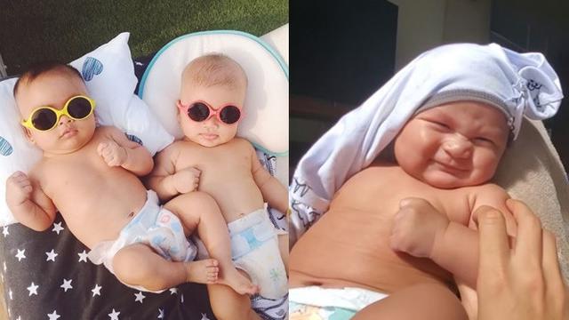 7 Gaya Bayi Seleb Saat Berjemur Pagi Hari Lucu Dan Menggemaskan Hot Liputan6 Com