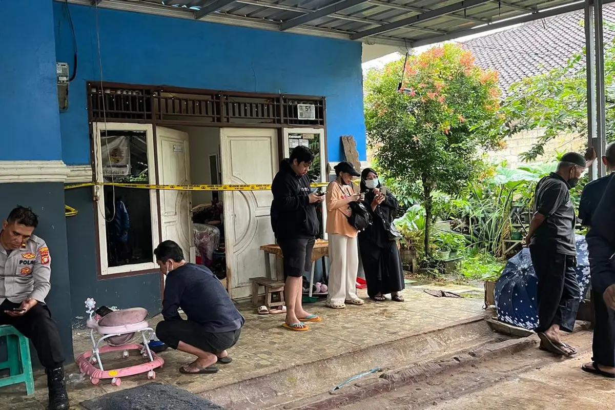 Lokasi penemuan mayat perempuan di Depok. (Liputan6.com/Dicky Agung Prihanto)