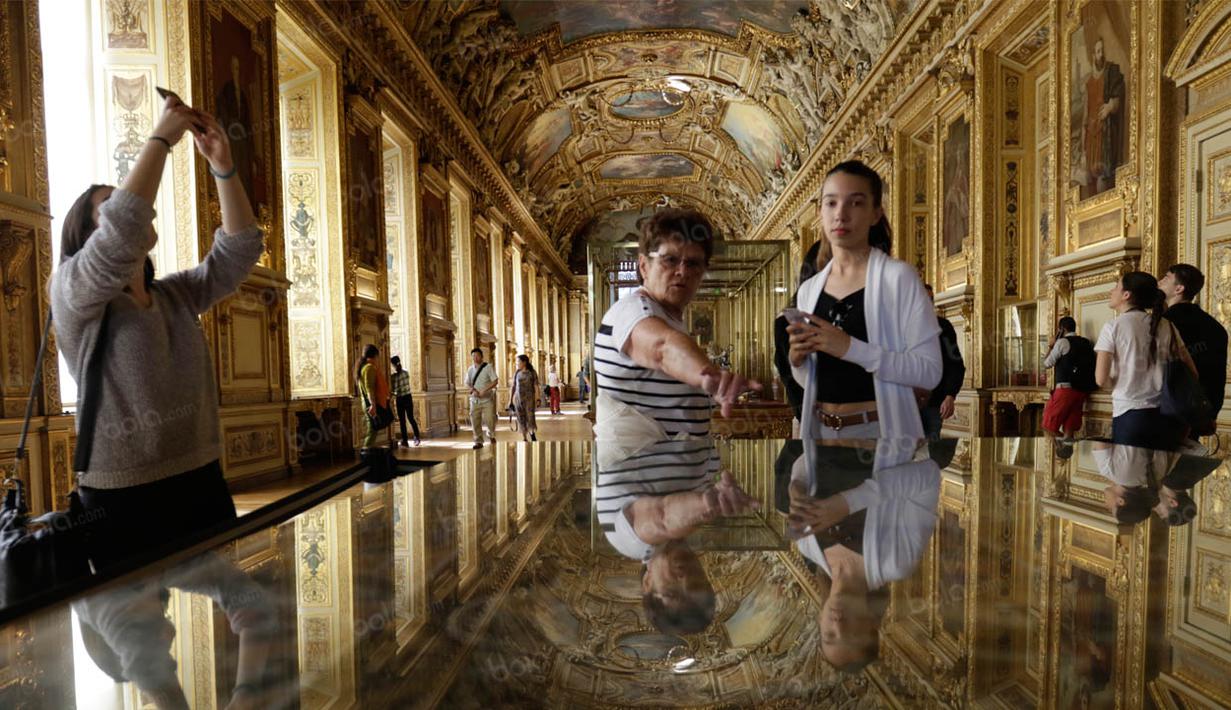 Pada jaman pemerintahan Napoleon Bonaparte, musem sempat berganti nama menjadi  Musee Napoleon. (Bola.com/Vitalis Yogi Trisna)