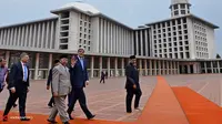 Kunjungi Masjid Istiqlal, Menlu AS John Kerry: Assalamualaikum...