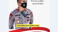 Seorang perwira Brimob Ipda Imam Agus Husein meninggal usai terlibat kecelakaan di kendari saat mengamankan aksi unjuk rasa 11 April.(Liputan6.com/dok)