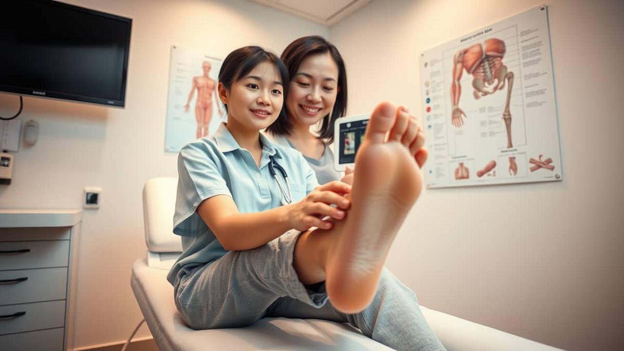 arti kedutan telapak kaki kiri