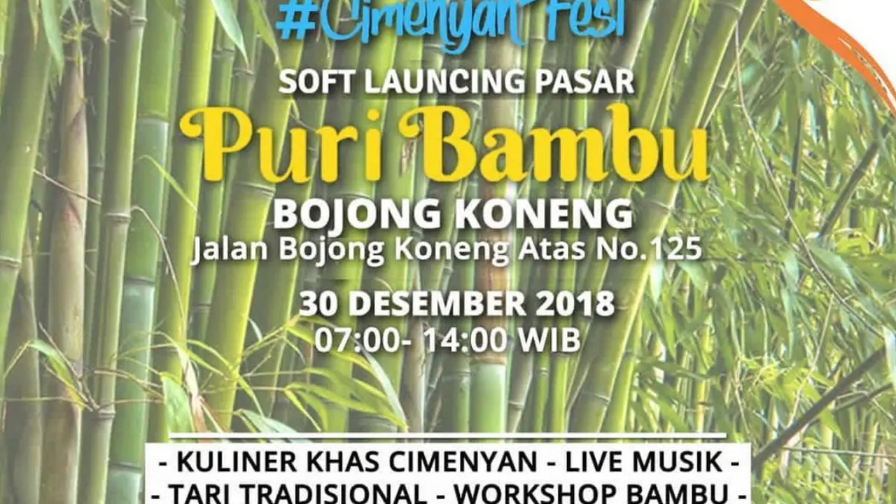 Pasar Puri Bambu Bojongkoneng Dikenalkan Lewat Cimenyan Festival