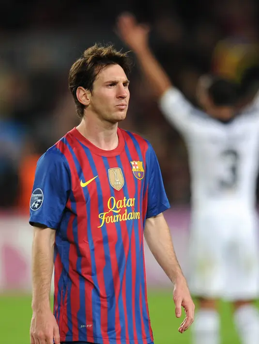 1. Dalam delapan pertandingan terakhir, Lionel Messi gagal menyarangkan satu gol ke gawang Chelsea. (AFP/Lluis Gene)