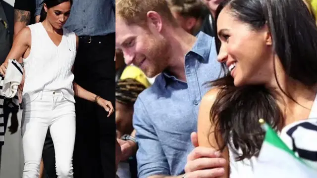 Meghan Markle dan Pangeran Harry saat menghadiri Invictus Games 2023 di Duesseldorf, Jerman