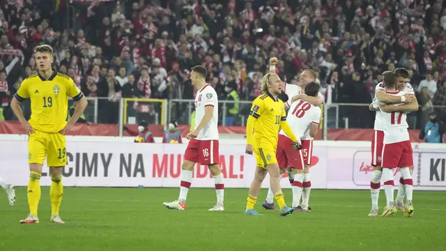 Hasil Polandia vs Swedia