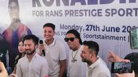 Raffi Ahmad dan Rudy Salim berharap kedatangan Ronaldinho bisa memperkenalkan Rans Prestige Sportstainment.