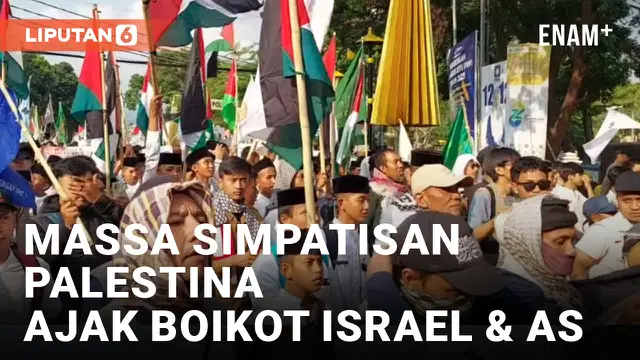 Kecam Agresi Militer di Palestina, Demonstran Tasikmalaya Ajak Boikot Produk AS dan Israel