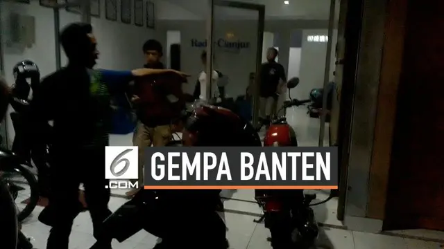VIDEO: Gempa Banten, Warga Cianjur Berlarian