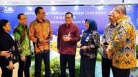 Rapat Umum Pemegang Saham Luar Biasa 2026 (RUPSLB 2026) PT Bank Raya Indonesia Tbk (AGRO) menyetujui perubahan susunan pengurus dan perubahan anggaran dasar perseroan. Dok Bank Raya