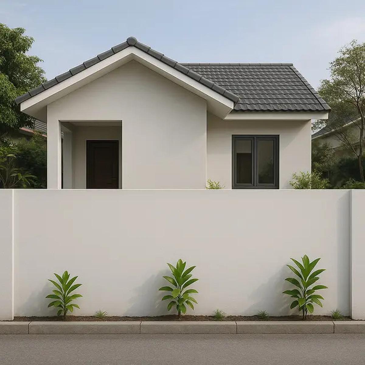 7 Model Pagar Tembok Rumah Minimalis Type 36, Desain Simpel tapi Tetap Elegan