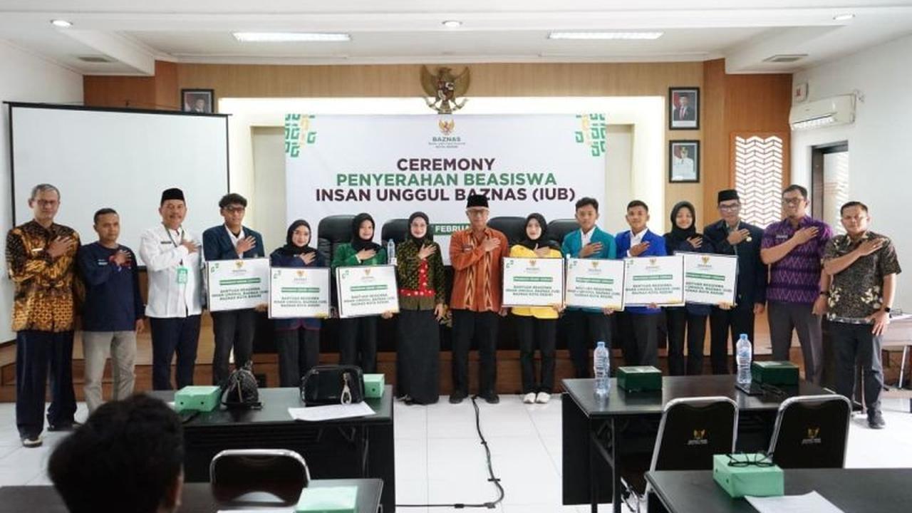 40 Mahasiswa Kediri Raih Beasiswa Insan Unggul Baznas Kediri, Dorong Generasi Produktif