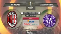 Liga Europa_AC Milan vs Austria Wien (Bola.com/Adreanus Titus)