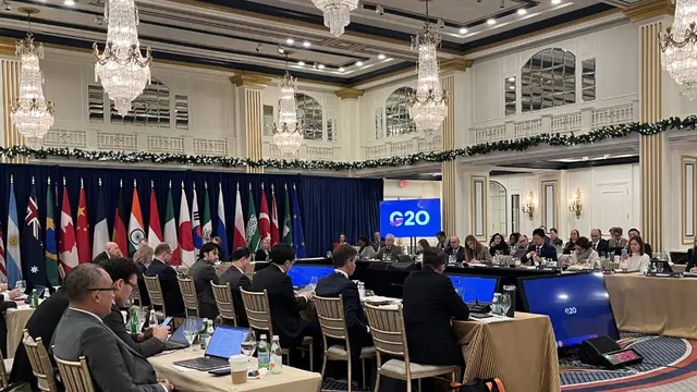 Pertemuan Sherpa G20 ke-1 di Washington DC pada 15-16 Desember 2025. (Foto: laman ekon.go.id)