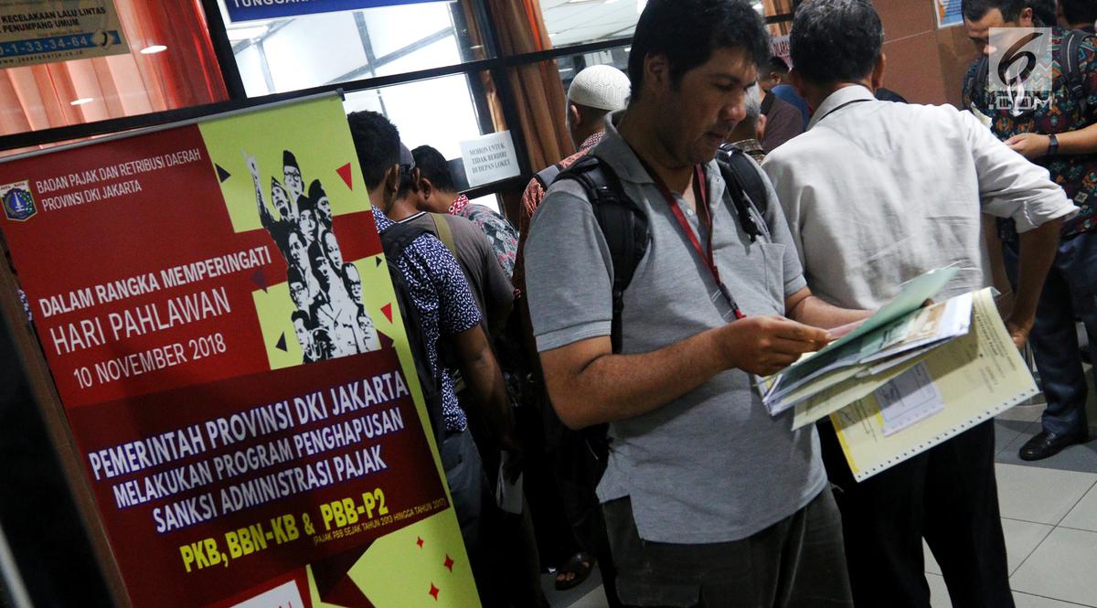 Pemprov DKI Hapus Denda Pajak Kendaraan