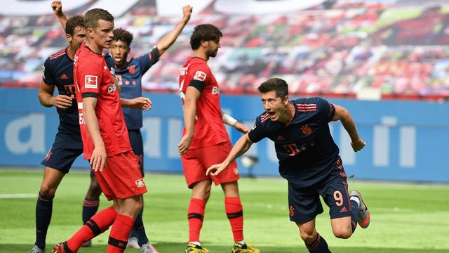 Penyerang Bayern Munchen, Robert Lewandowski.