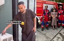 Rumah Teuku Wisnu Kedatangan Biawak, Penghuni Langsung Heboh dan Panik