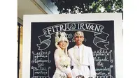 Foto Fitri Tropica menikah. (sumber: Instagram.com/fitrop)