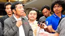 Wakil Ketua DPRD DKI Jakarta Abraham Lunggana memberikan keterangan pers usai diperiksa Bareskrim Polri terkait dugaan korupsi pengadaan alat printer dan scanner (3D) pada 25 SMAN/SMKN di Jakarta Barat, Senin (15/6/2015). (Liputan6.com/Yoppy Renato)