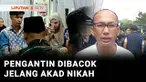 Hendak melangsungkan akad nikah, seorang pengantin pria diserang sejumlah orang dengan senjata tajam, Minggu pagi. Korban mengalami luka hampir di sekujur tubuh. Sementara motif pelaku belum diketahui.