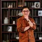 Ketua Kamar Dagang dan Industri Indonesia (Kadin) Arsjad Rasjid saat dipotret Liputan6.com di Jakarta, Kamis (4/5/2023). (Liputan6.com/Angga Yuniar)