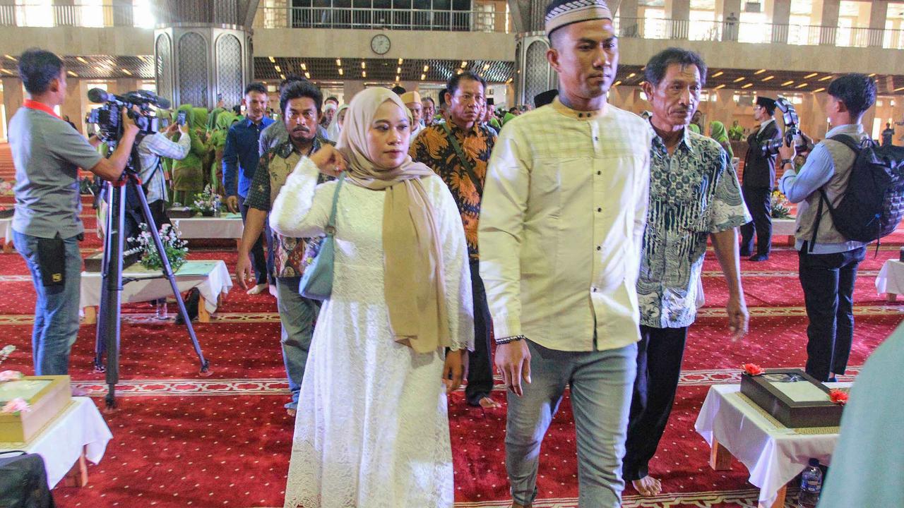 FOTO: 51 Pasangan Resmi Menikah Gratis di Masjid Istiqlal