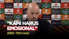 Berita Video, komentar Erik ten Hag menjelang leg kedua perempat final Liga Europa kontra Sevilla