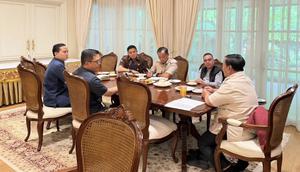 Prabowo Bertemu Sugiono hingga Dasco di Rumah Dinas (Instagram @sekretariat.kabinet)