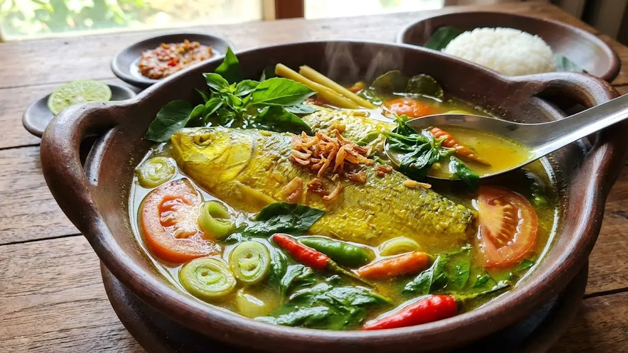 Resep Ikan Bandeng Kuah Kuning Kemangi