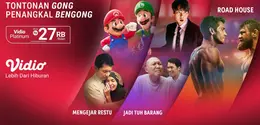 Sederet tontonan seru untuk temani waktu luang persembahan Vidio.