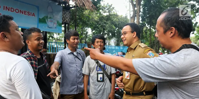 Anies Baswedan Tinjau Fasilitas Publik di HI