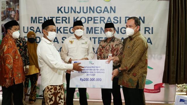 Astra membantu pengembangan produk dan juga mendorong peningkatan kualitas produk dari DSA Al Barokah.