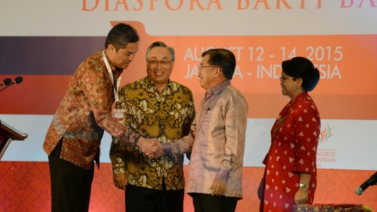 Tabuh beduk, Jusuf Kalla resmi buka Kongres Diaspora Indonesia