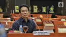 Direktur Tata Usaha Negara Kejaksaan Agung, Johanis Tanak mengikuti Uji Kelayakan dan Kepatutan (fit and proper test) Calon Pengganti Komisioner Komisi Pemberantasan Korupsi (KPK) di Ruang Rapat Komisi III DPR, Kompleks Parlemen, Senayan, Rabu (28/9/2022). Uji Kelayakan dan Kepatutan Calon Pengganti Komisioner KPK diikuti dua orang yakni Direktur Tata Usaha Negara Kejaksaan Agung, Johanis Tanak dan Auditor Badan Pemeriksa Keuangan (BPK), I Nyoman Wara yang akan menggantikan Lili Pintauli Siregar yang mengundurkan diri. (Liputan6.com/Angga Yuniar)