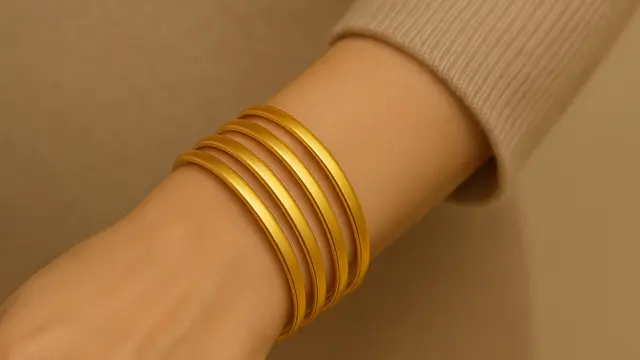 Model Gelang Emas Keroncong Terbaru