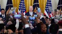 Joe Biden gelar perayaan Idul Fitri 2022 di Gedung Putih. (AP)