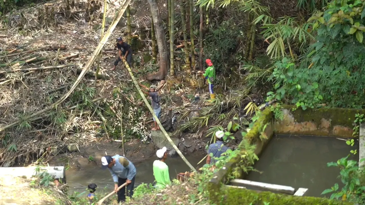 Jembatan peninggalan kolonial Belanda di Desa Kranggan, Kecamatan Polanharjo, Kabupaten Klaten, Jawa Tengah, akhirnya direvitalisasi.