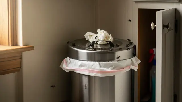 Tempat sampah di dapur