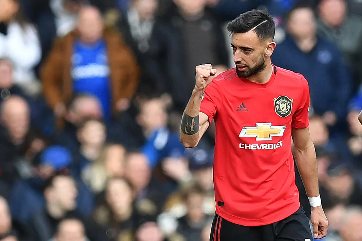 Gelandang Manchester United (MU), Bruno Fernandes