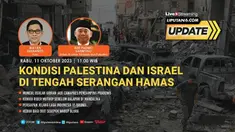 Kondisi Palestina dan Israel di Tengah Serangan Hamas bersama Dubes RI untuk Yordania dan Palestina Ade Padmo Sarwono.