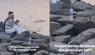 Momen gagal romantis abadikan momen bersama kekasih (Sumber: Twitter/@tanyarlfes)