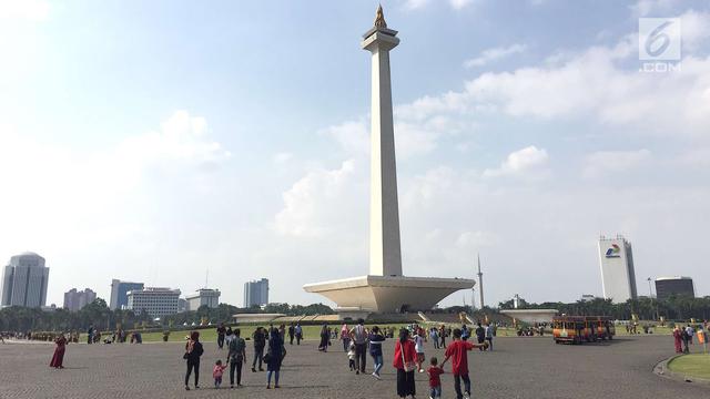 H+2 Lebaran, Begini Penampakan Kawasan Wisata Monas